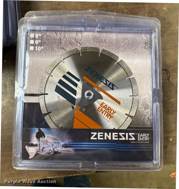 image for item NN9591 Approximately 41 Zenesis concrete saw blades