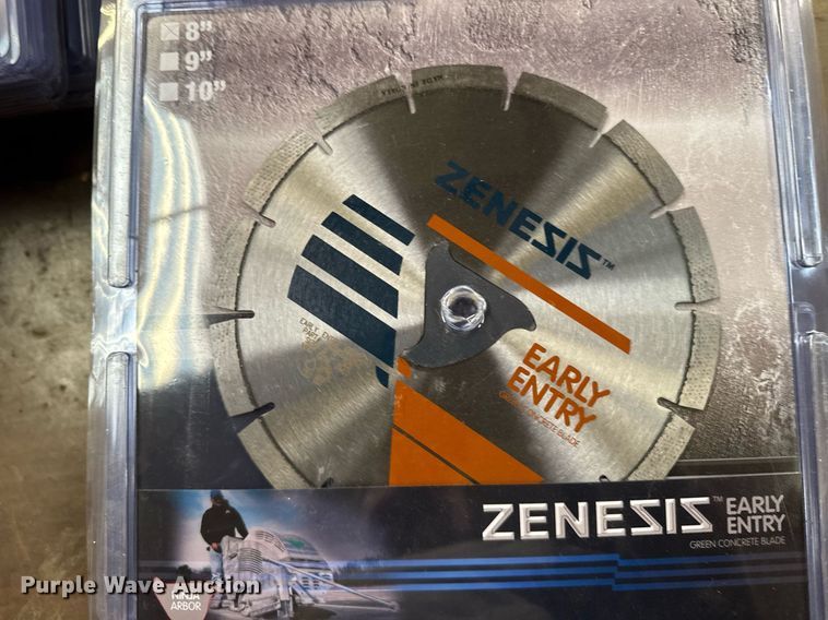 image for item NN9591 Approximately 41 Zenesis concrete saw blades