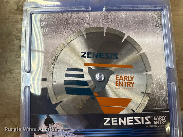 image for item NN9591 Approximately 41 Zenesis concrete saw blades