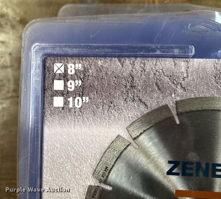 image for item NN9591 Approximately 41 Zenesis concrete saw blades