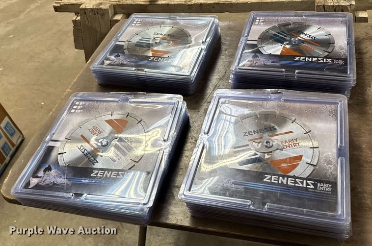 image for item NN9591 Approximately 41 Zenesis concrete saw blades