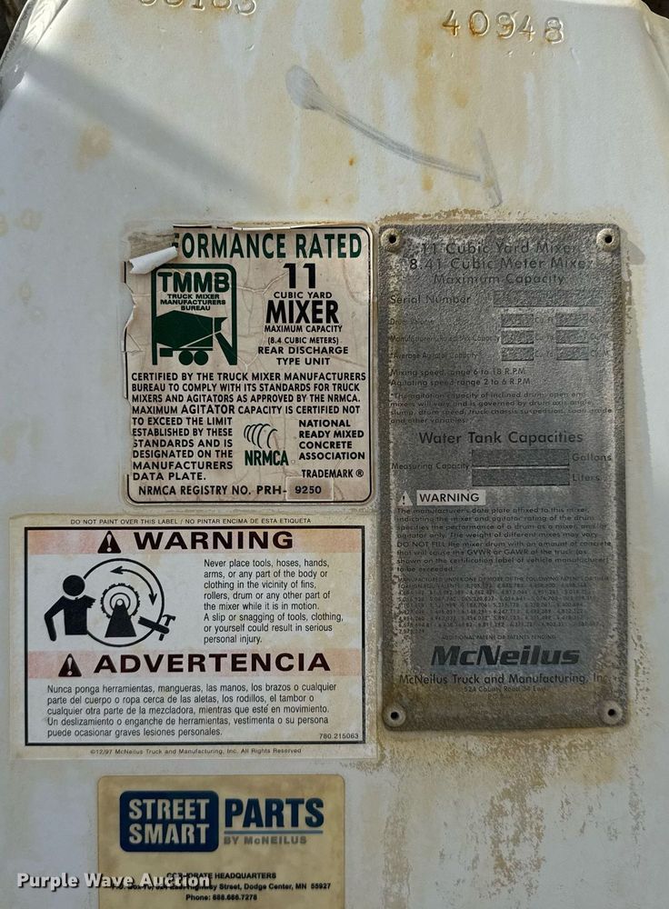 image for item NN9600 2016 Kenworth W900 ready mix truck