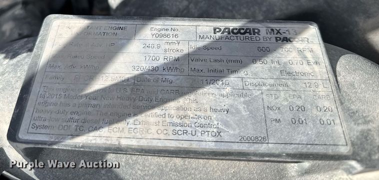 image for item NN9600 2016 Kenworth W900 ready mix truck