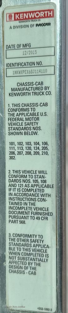 image for item NN9601 2016 Kenworth W900 ready mix truck