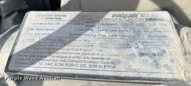 image for item NN9602 2016 Kenworth W900 ready mix truck