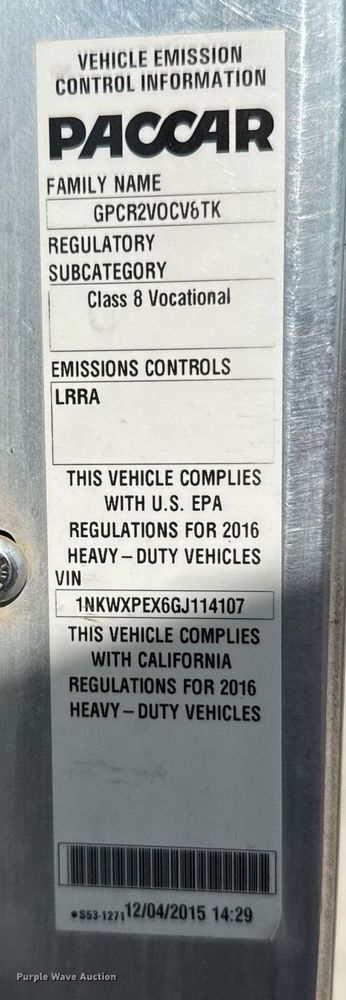 image for item NN9602 2016 Kenworth W900 ready mix truck