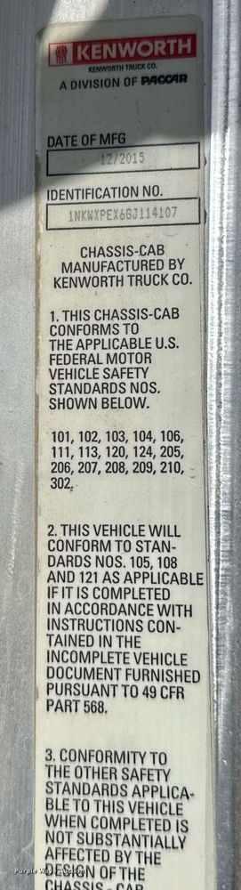 image for item NN9602 2016 Kenworth W900 ready mix truck