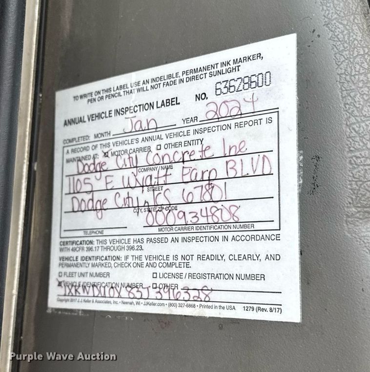 image for item NN9603 2003 Kenworth W900 semi truck