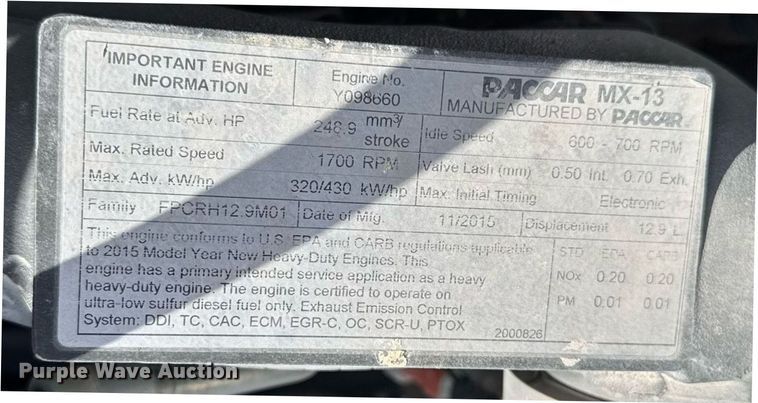 image for item NN9604 2016 Kenworth W900 ready mix truck