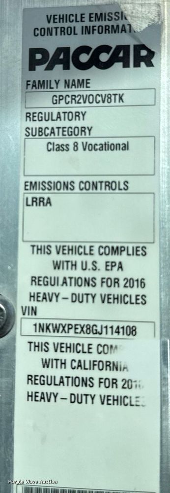 image for item NN9604 2016 Kenworth W900 ready mix truck