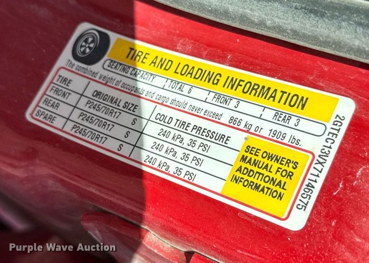 image for item NN9605 2007 GMC Sierra 1500 Crew Cab pickup truck