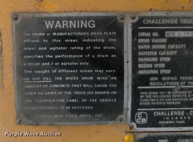 image for item NN9608 1980 Ford 8000 ready mix truck