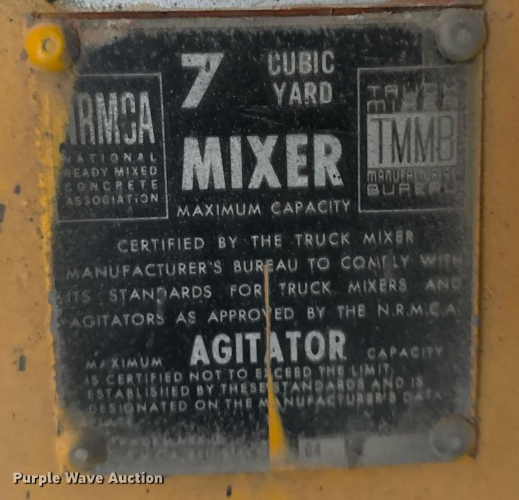 image for item NN9608 1980 Ford 8000 ready mix truck