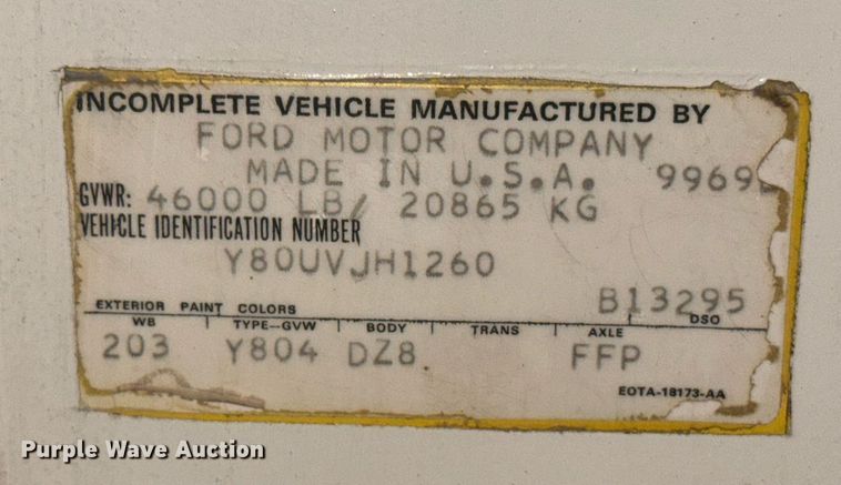 image for item NN9608 1980 Ford 8000 ready mix truck