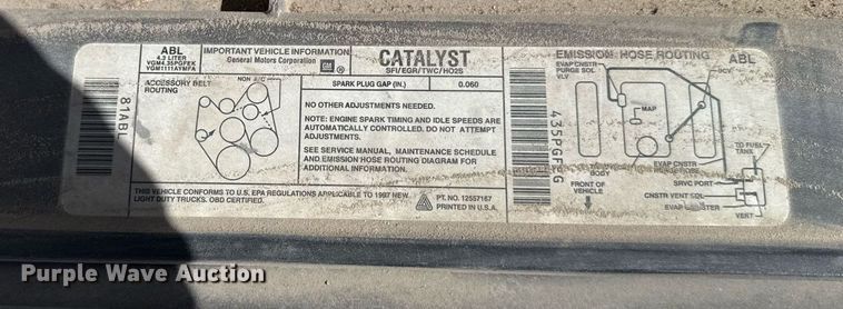 image for item NN9609 1997 Chevrolet C1500 pickup truck