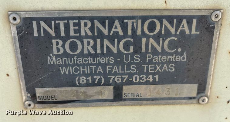 image for item OB9402 International Boring Inc 224D boring unit