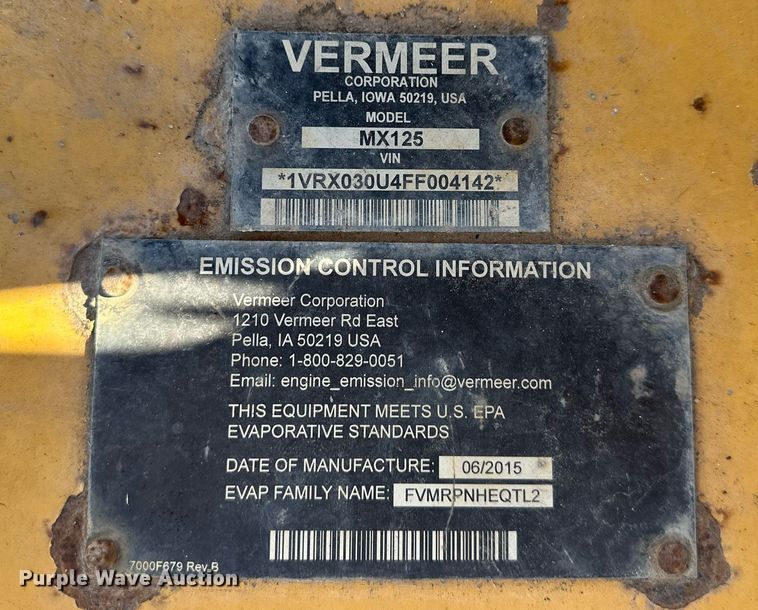 image for item YA0272 2017 Vermeer D10x15 S3 directional boring unit