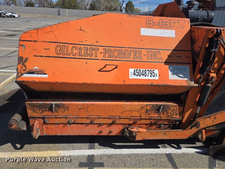 image for item YA0322 Gilcrest ProPaver 8-13RT paver