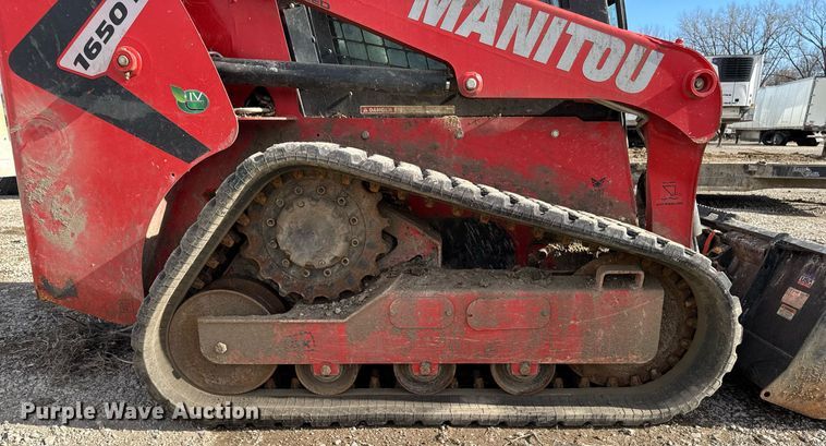 image for item YA0329 2022 Manitou 1650RT tracked skid steer loader