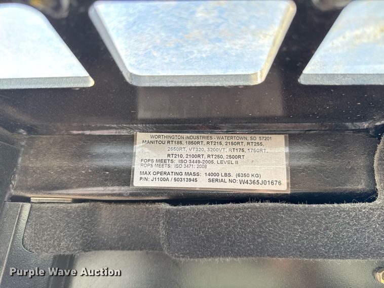 image for item YA0330 2021 Manitou 2150 RT tracked skid steer loader