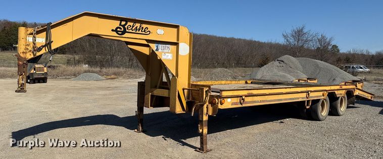 image for item DM5587 2012 Belshe FB30 equipment trailer