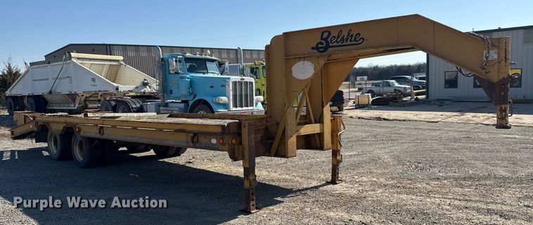 image for item DM5587 2012 Belshe FB30 equipment trailer