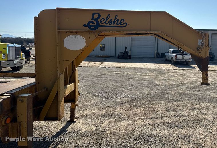 image for item DM5587 2012 Belshe FB30 equipment trailer