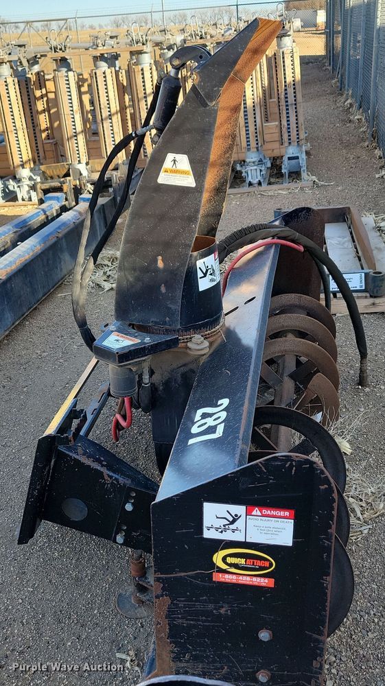 image for item DN3693 Quick Attach Attachments, Inc. 2410X skid steer snow blower