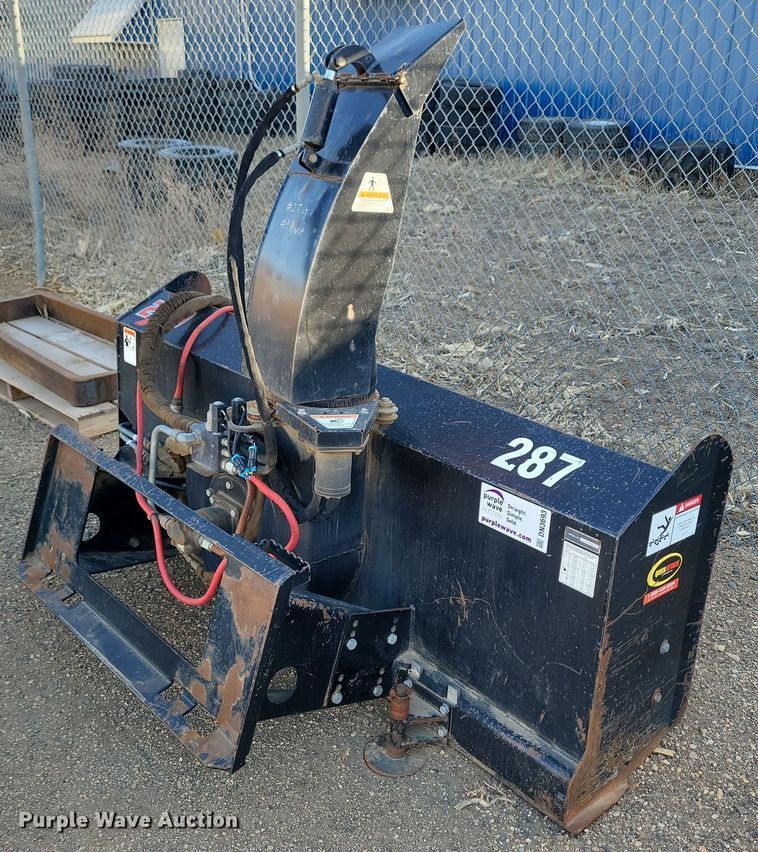 image for item DN3693 Quick Attach Attachments, Inc. 2410X skid steer snow blower