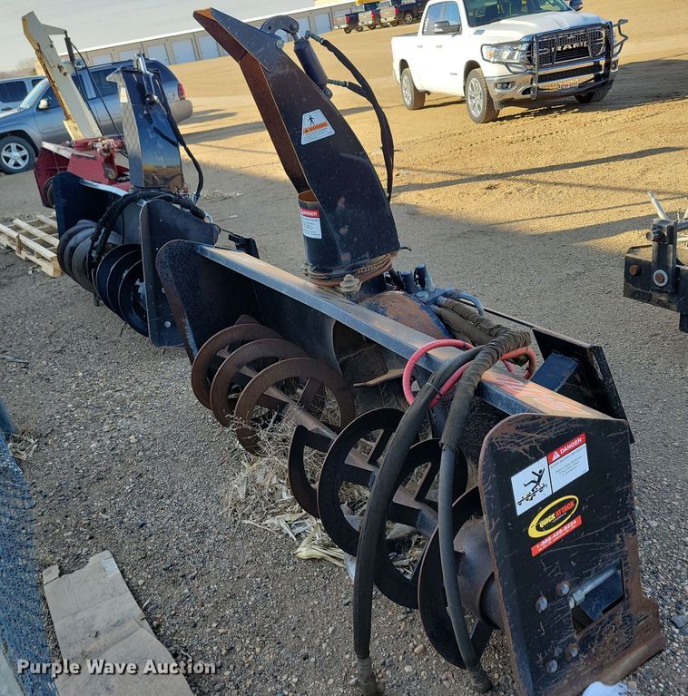 image for item DN3693 Quick Attach Attachments, Inc. 2410X skid steer snow blower