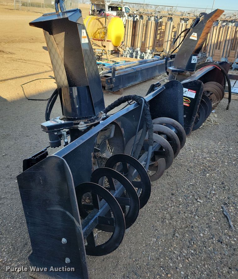 image for item DN3698 Quick Attach Attachments, Inc. 2410X skid steer snow blower