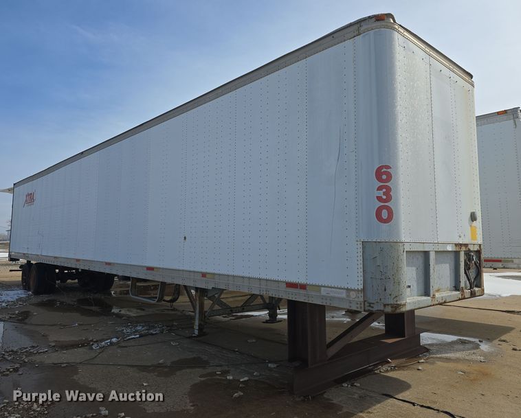 image for item DO7770 1987 Fruehauf FB91 dry van trailer