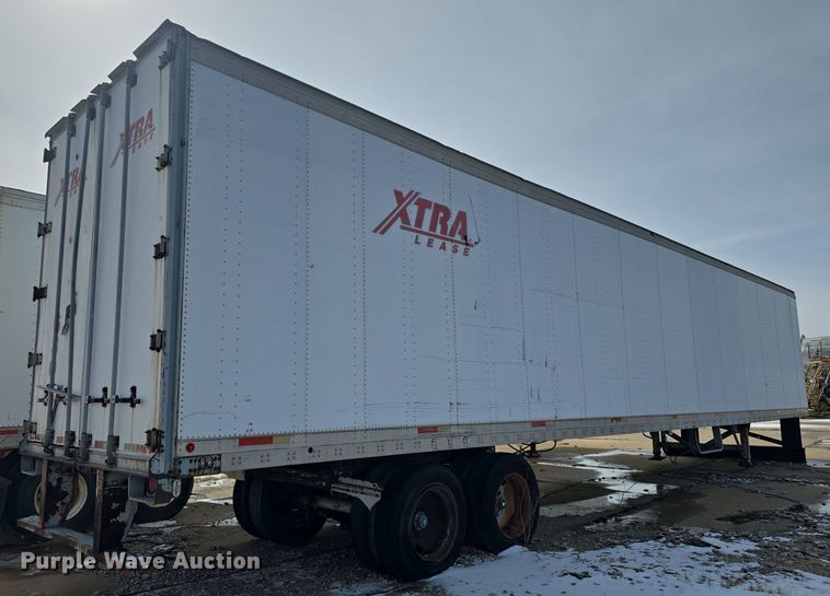 image for item DO7770 1987 Fruehauf FB91 dry van trailer