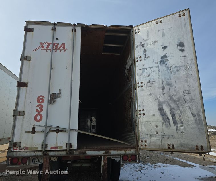 image for item DO7770 1987 Fruehauf FB91 dry van trailer