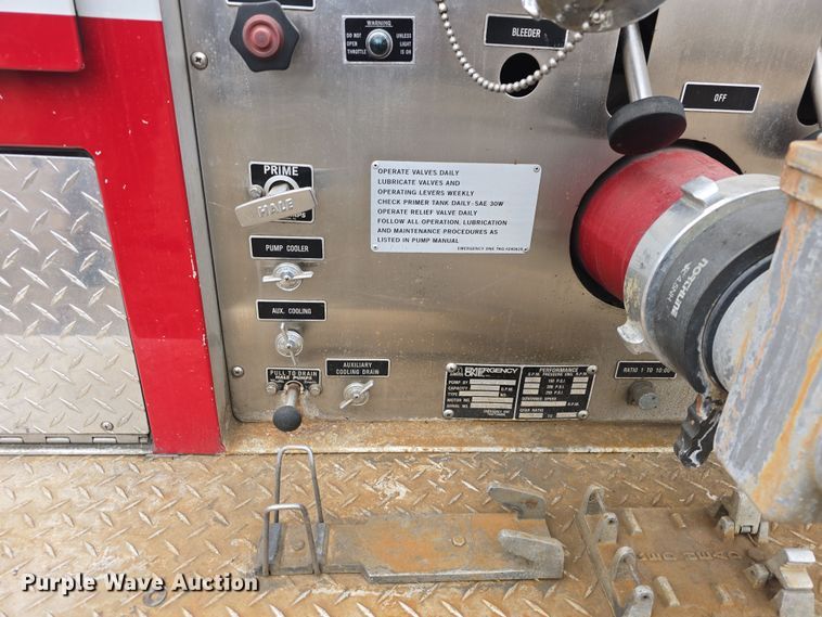 image for item DO7824 1987 GMC Sierra 7000 pumper fire truck