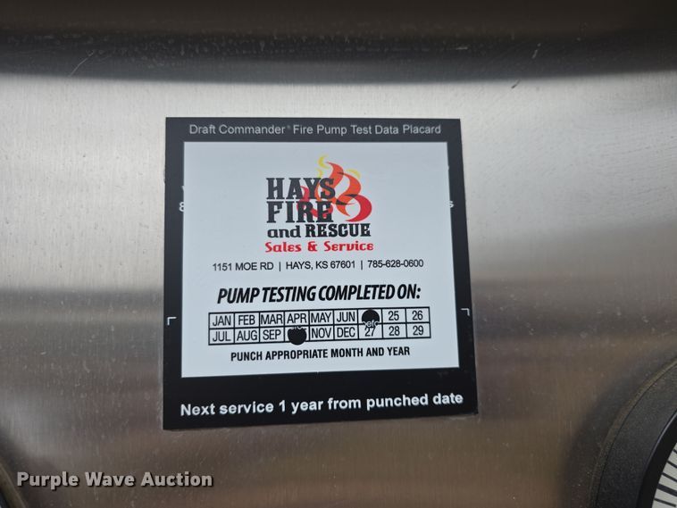 image for item DO7824 1987 GMC Sierra 7000 pumper fire truck