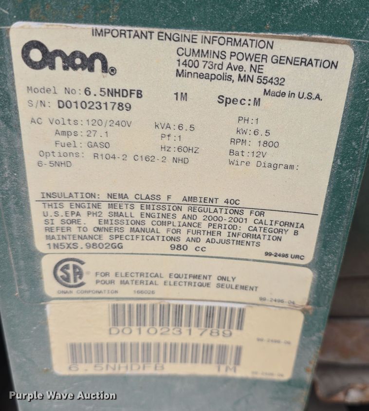 image for item DO7825 2001 Ford E450 Super Duty box truck