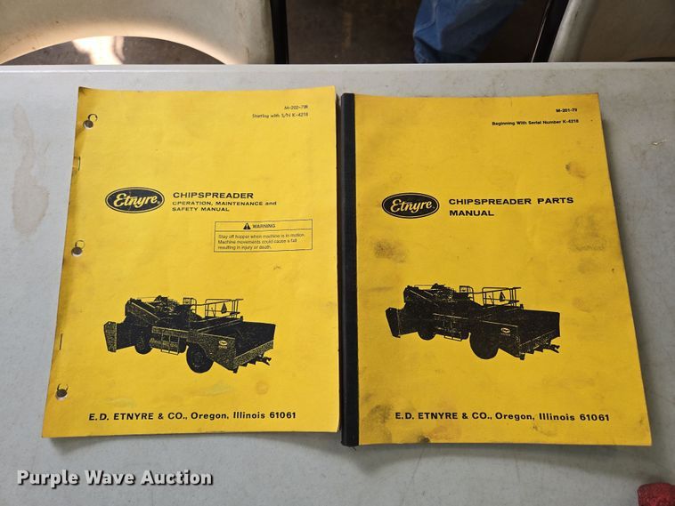 image for item DP6206 Etnyre chip spreader