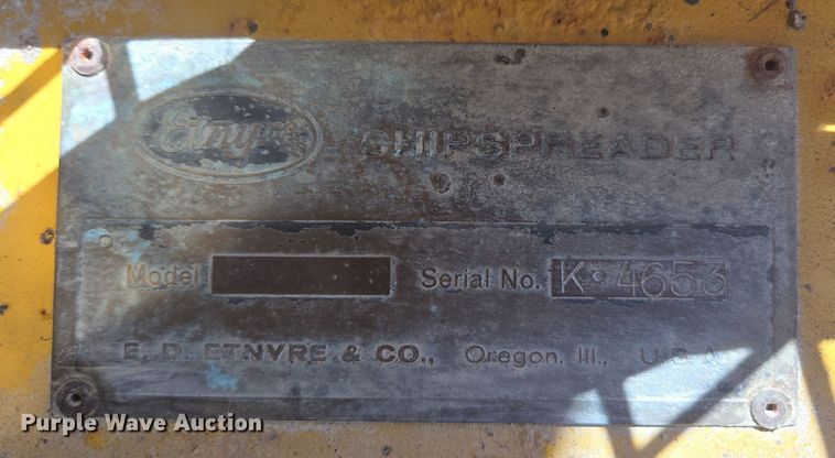 image for item DP6206 Etnyre chip spreader