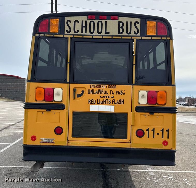 image for item DQ6684 2011 Thomas Built Saf-T-Liner C2 school bus