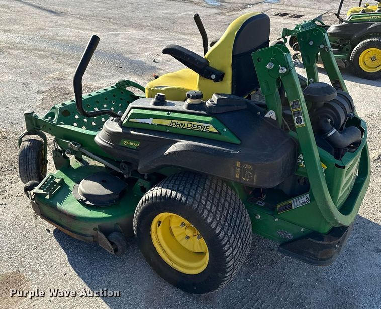image for item DQ6693 2015 John Deere Z930M ZTR lawn mower