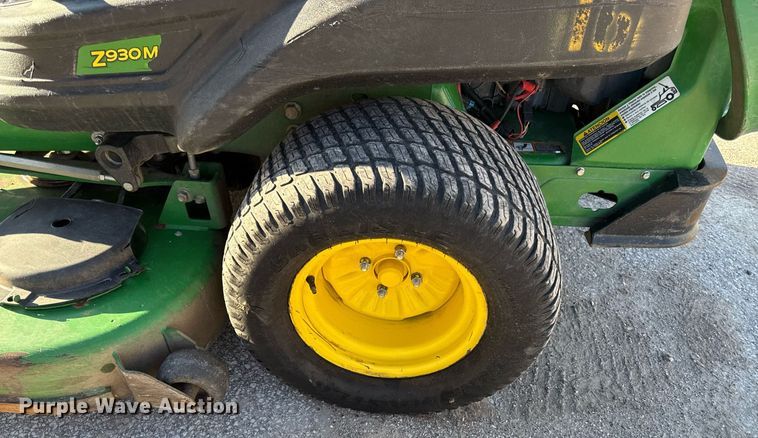 image for item DQ6693 2015 John Deere Z930M ZTR lawn mower