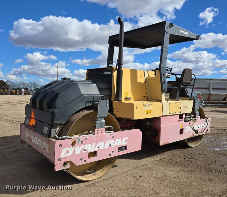 image for item DS4652 1995 Dynapac CC421 double drum vibratory roller