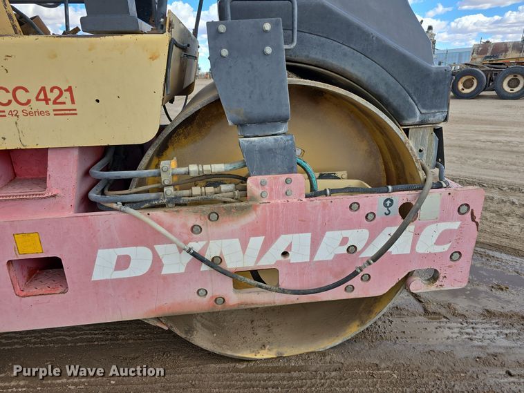 image for item DS4652 1995 Dynapac CC421 double drum vibratory roller