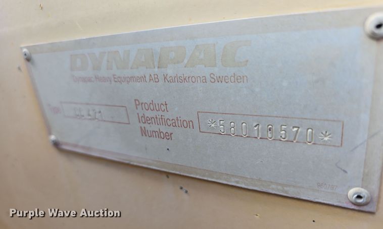 image for item DS4652 1995 Dynapac CC421 double drum vibratory roller