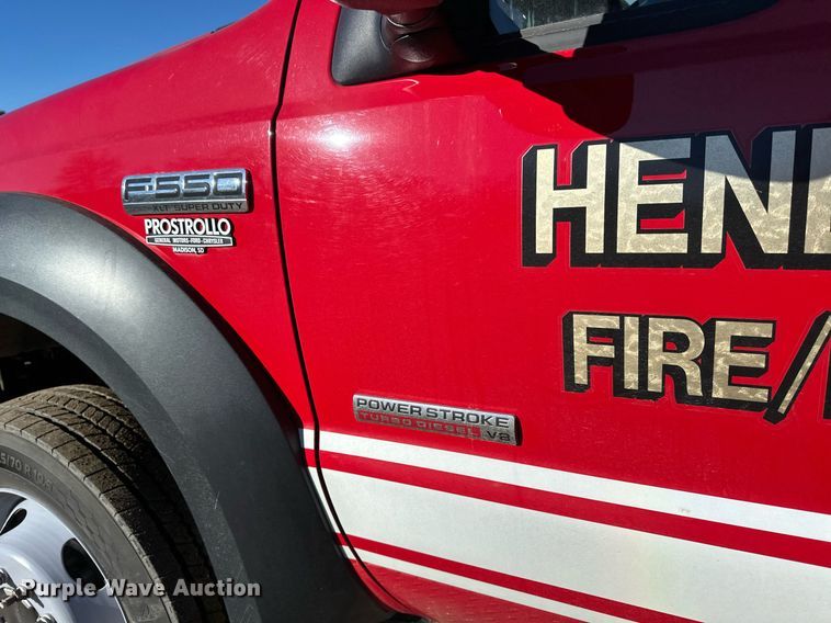 image for item DV0621 2007 Ford F550 Crew Cab truck cab and chassis