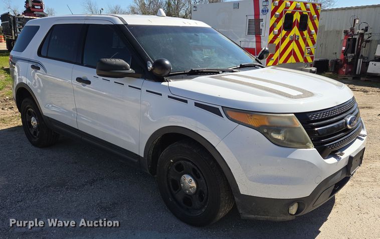 image for item DV1302 2014 Ford Explorer Police SUV