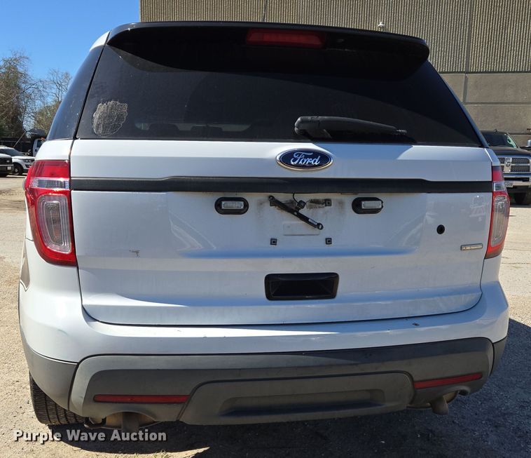 image for item DV1302 2014 Ford Explorer Police SUV