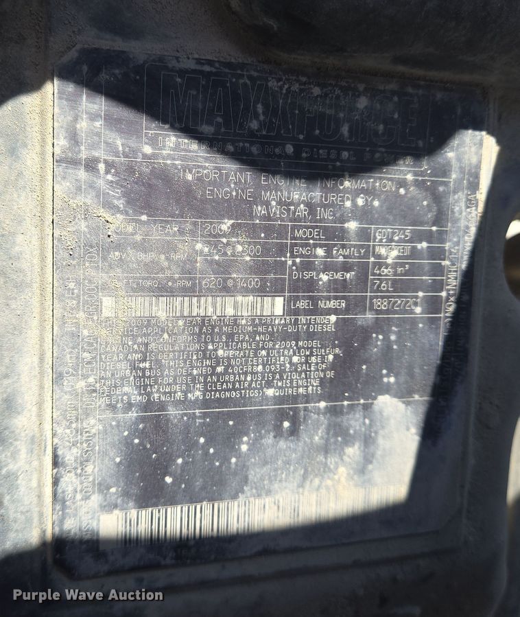 image for item DV1304 2011 International WorkStar 7300 grapple truck