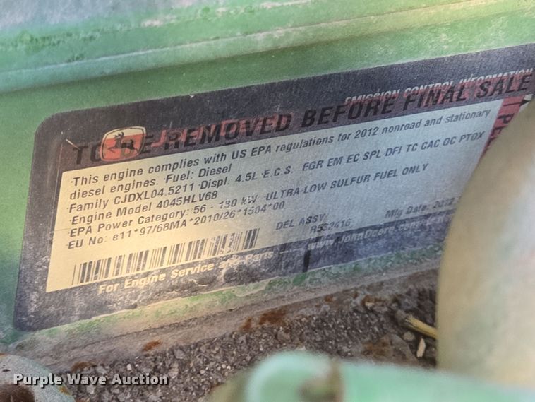 image for item DV1306 John Deere 5100M tractor